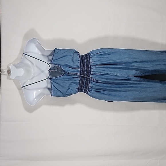 🩵 Sleeveless vneck  Pants Jumpsuit Size  XS - Picture 5 of 10